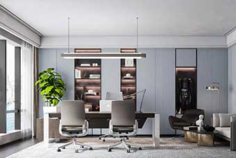 云浮轻奢风格-书房