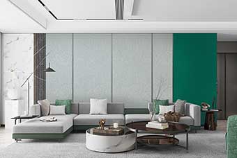 云浮轻奢风格-客厅