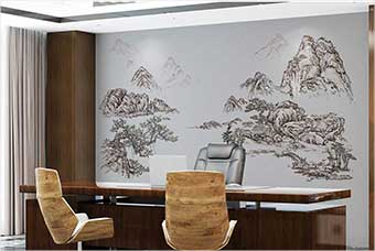 云浮森佰汇航空纤维墙咔（山水之间）