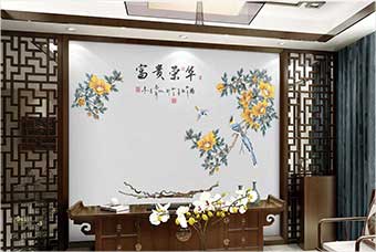 云浮森佰汇航空纤维墙咔（富贵荣华）