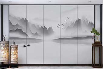 云浮森佰汇航空纤维（山水画系列）